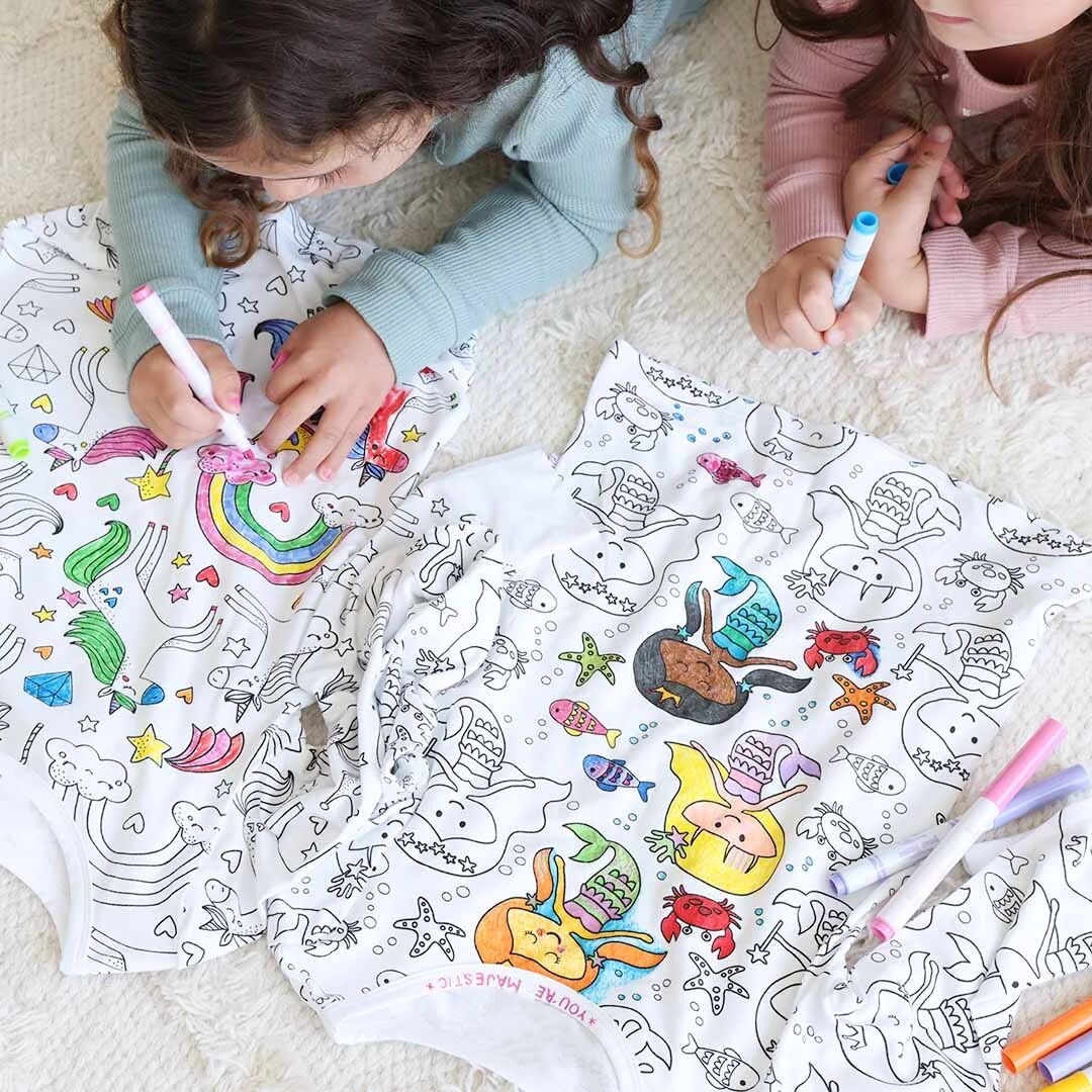 DIY Cartoon Colorable Pajamas for Kids