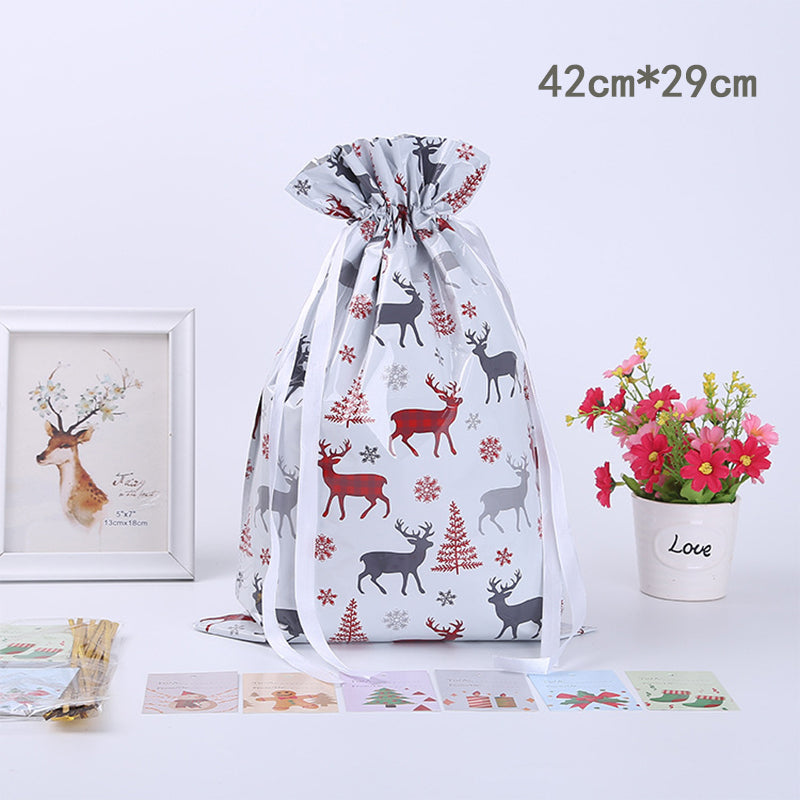 🎅Christmas Sales 50% OFF🎄Drawstring Christmas Gift Bags (Biodegradable)