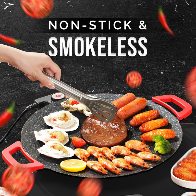 🍳Quality Life🍳Non-Stick Electric Indoor Grill Pan