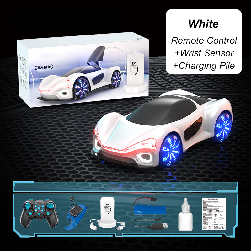 🔥HOT SALE🔥Gesture Sensing Stunt Light Spray Car Toys