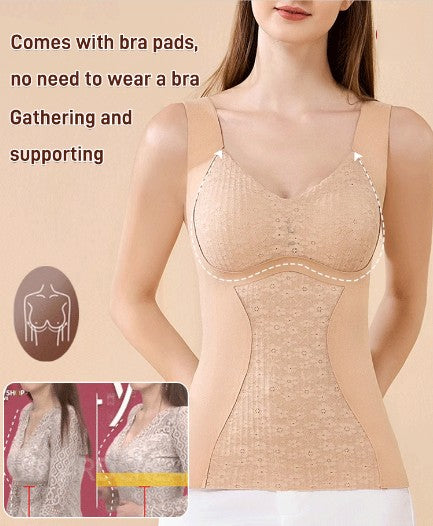 🔥Come With Chest Pad🔥Versatile Heating Waist Protection Vest