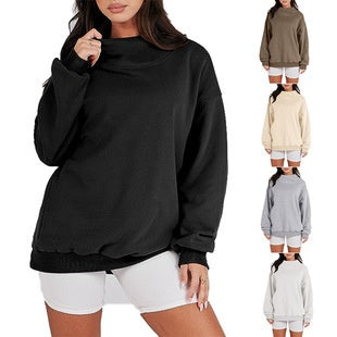 Women's Mock Neck Long Sleeve Pullover Sweatshirt💝💖New arrival-49% OFF