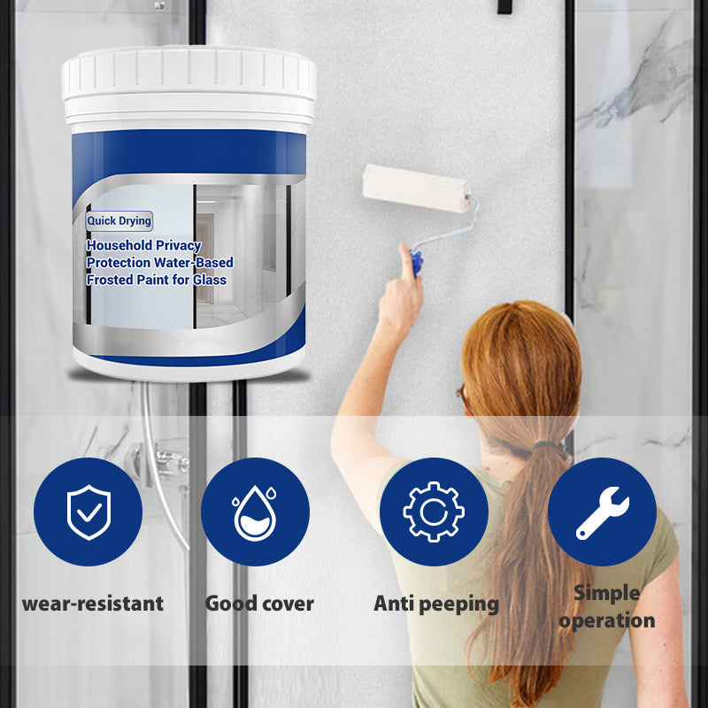 Household Privacy Protection Water-Based Frosted Paint for Glass