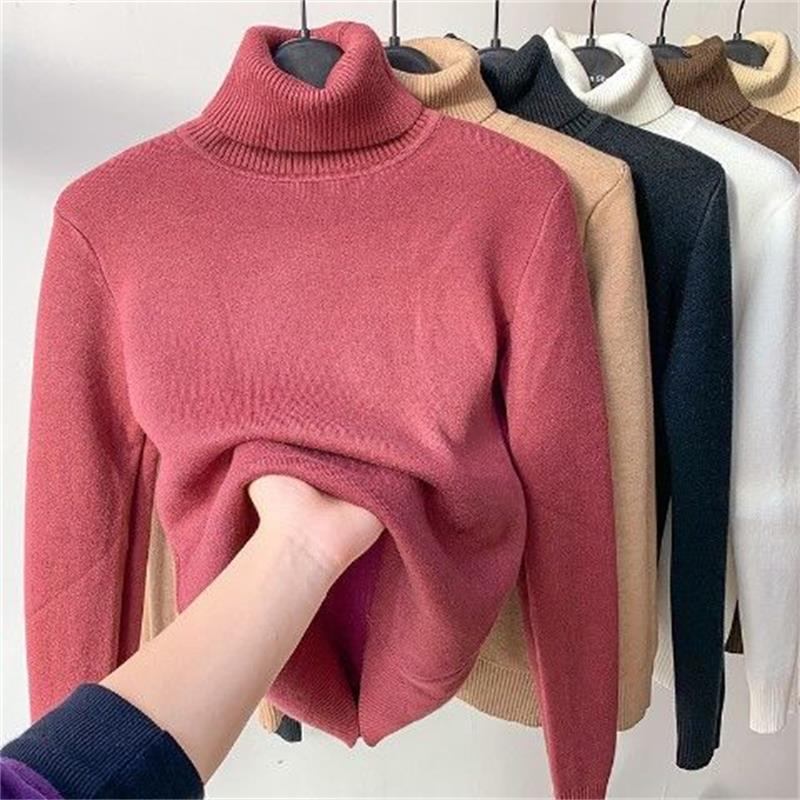 🎅Christmas Specials 50% OFF🎁Winter fleece thick knitted bottoming shirt