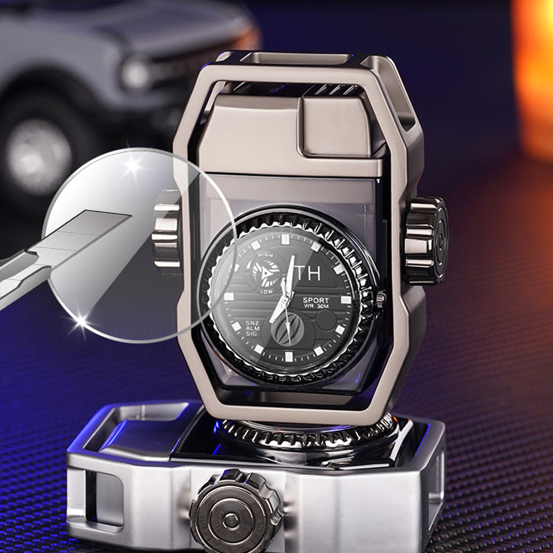 🔥Hot Sale🔥Windproof Watch Lighter with Decompression Gyro Design