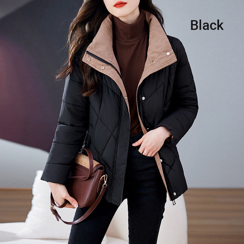 Women's Stand Collar Winter Quilted Jacket