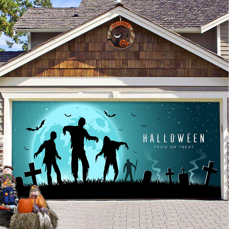 (🎃Early Halloween Sale 49% OFF🎃) - Halloween 2024 Garage Door Decoration