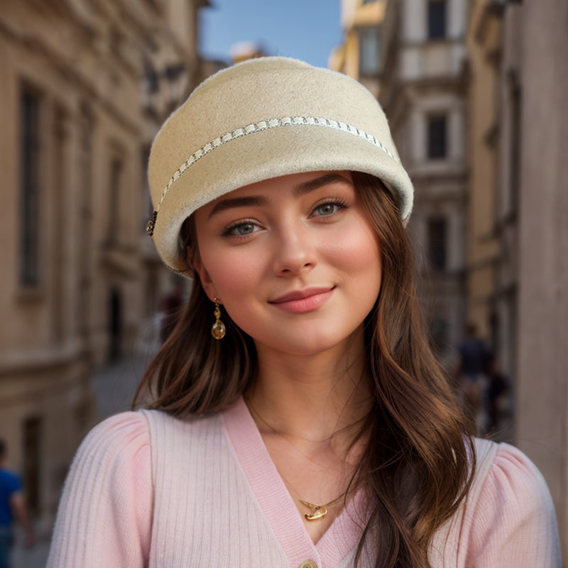 🍁New Arrivals🍁 Women's Retro British Felt Equestrian Beret