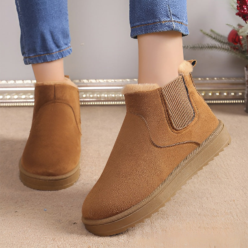 Women's Thick Sole Warm Snow Ankle Boots