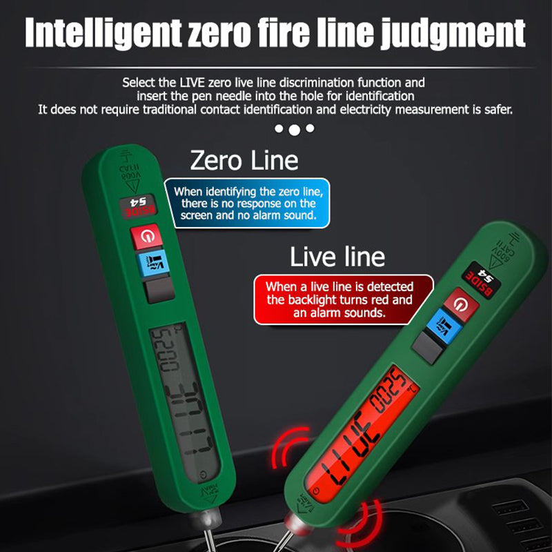 Non-Contact Voltage Tester Pen with LCD Display