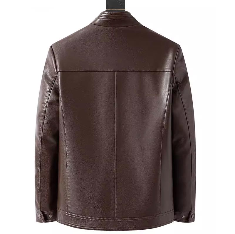 ❄️Winter Specials 50% off🔥Men’s Warm Plush Lining Leather Jacket