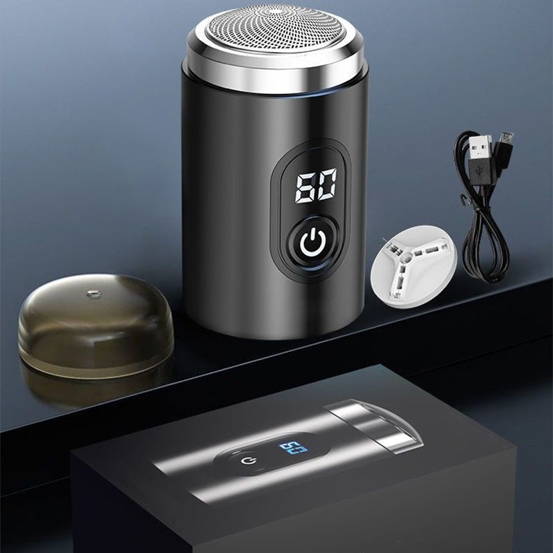 Mini Portable Rechargeable Shaver with Digital Display