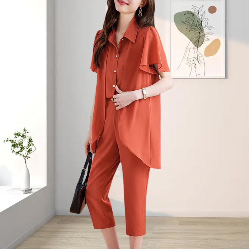 🔥Hot Sale-49% Off Women's Chiffon Business Two-Piece for Summer