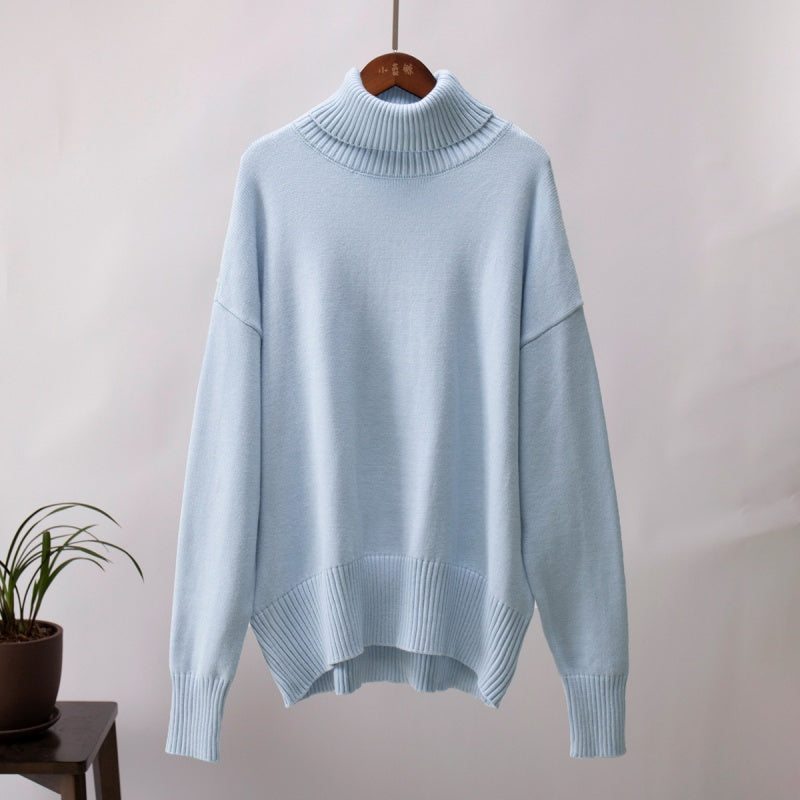 🎁Early Winter Sale 49% Off🔥Women's Casual Solid Color Turtleneck Sweater