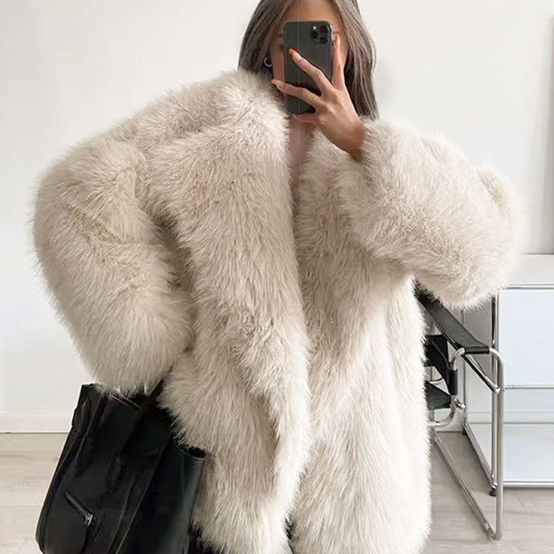 🔥🖤Early Black Friday Sale:50% OFF🔥🔥Winter Pre-Sale Women's Fur Coat🔥Free shipping