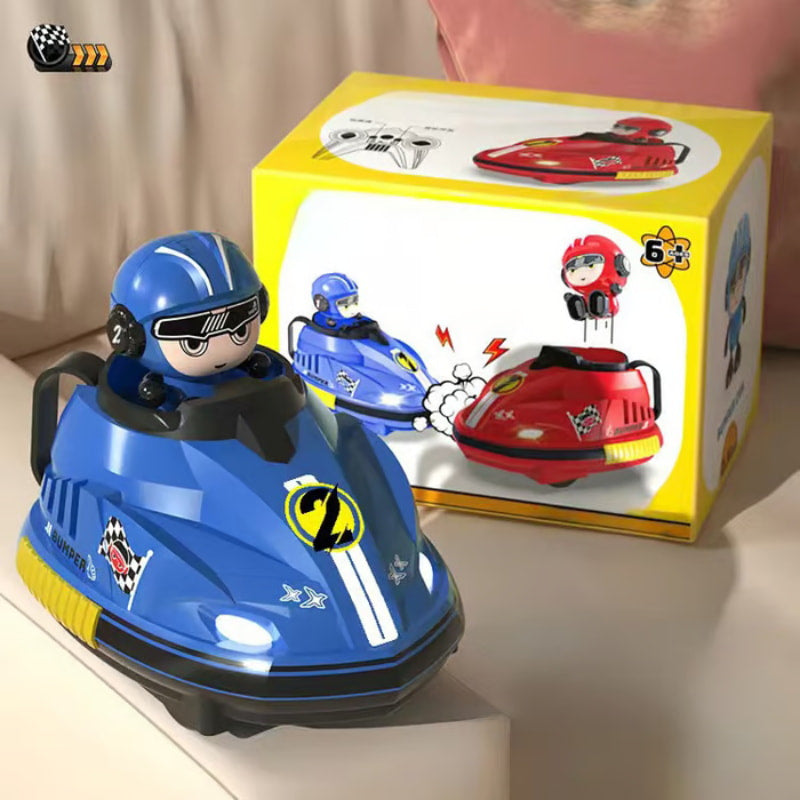 Cartoon Remote Control Bumper Cars for Kids