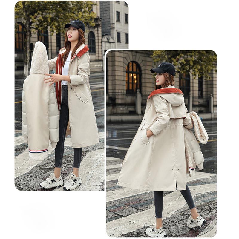 ☃️Winter-Specials☃️Women's Winter Hooded Furry Collar Casual Parka Coat