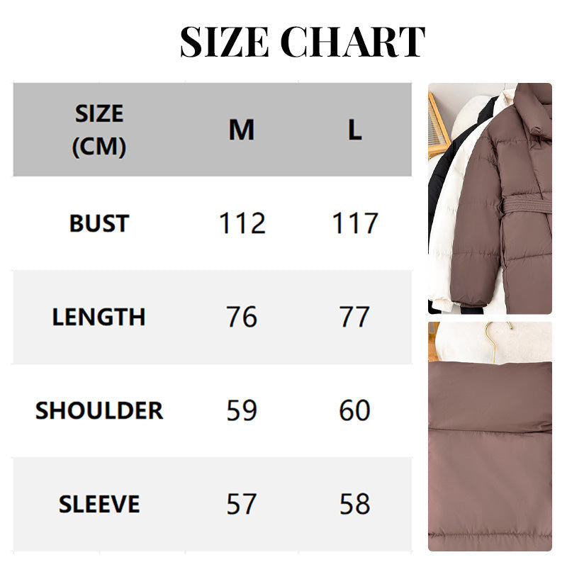 Women's Stylish Solid Lace-Up Quilted Jacket