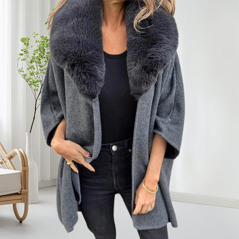 🔥Hot Sale 50% off 🧥 Women's Faux Fur Collar Puffer Coat