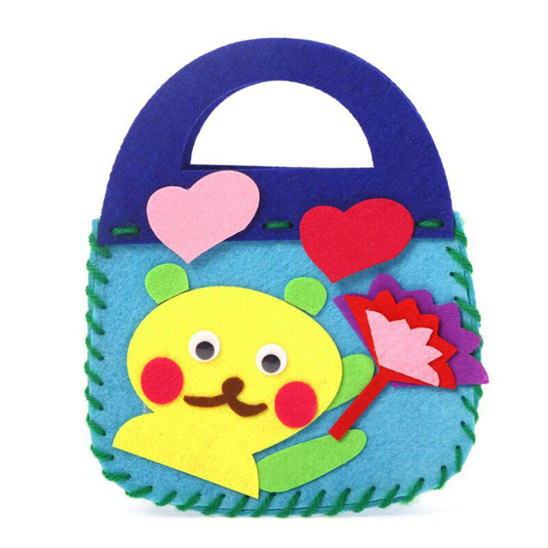 Kids' Sew & Stick DIY Felt Craft Bag