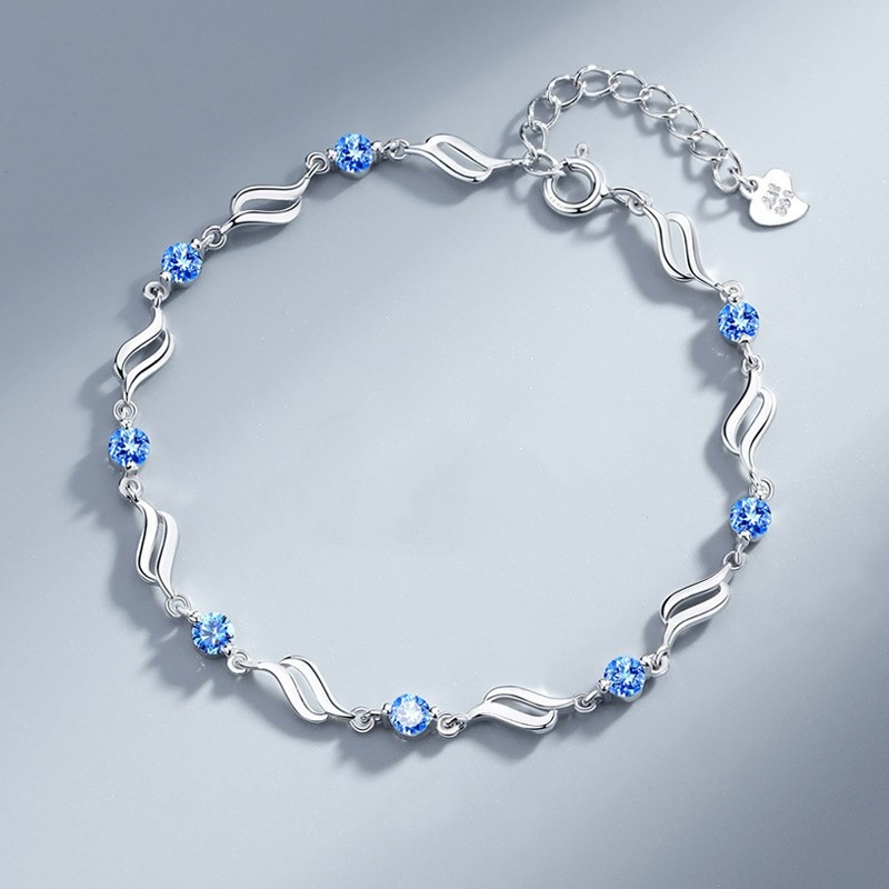 Wave Exquisite Romantic Adjustable Zirconia Bracelet