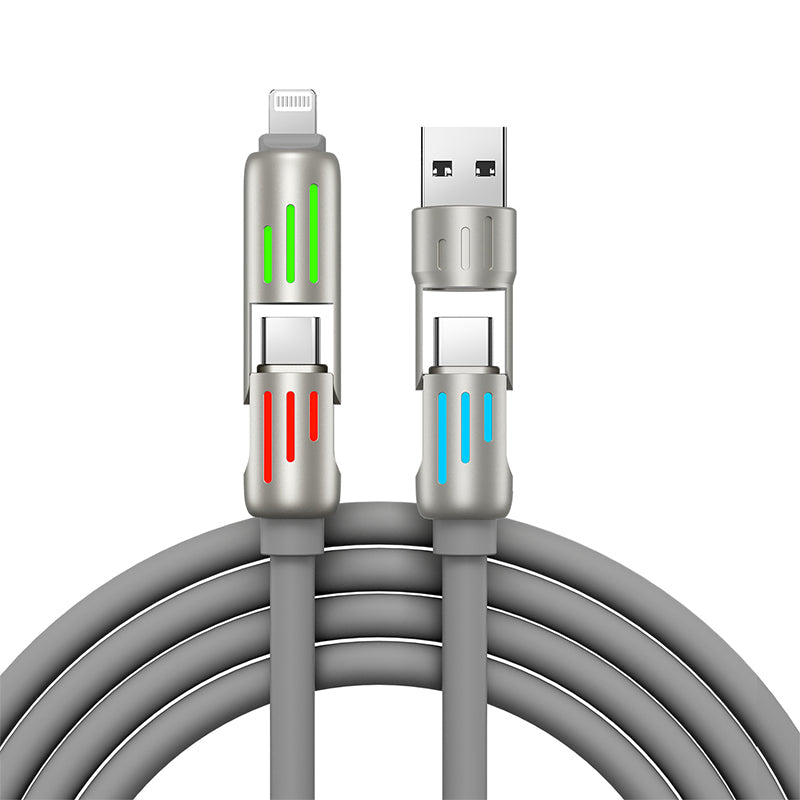 🔥4-in-1 USB Charging Cable mFish fast charging MAX 240W ⚡