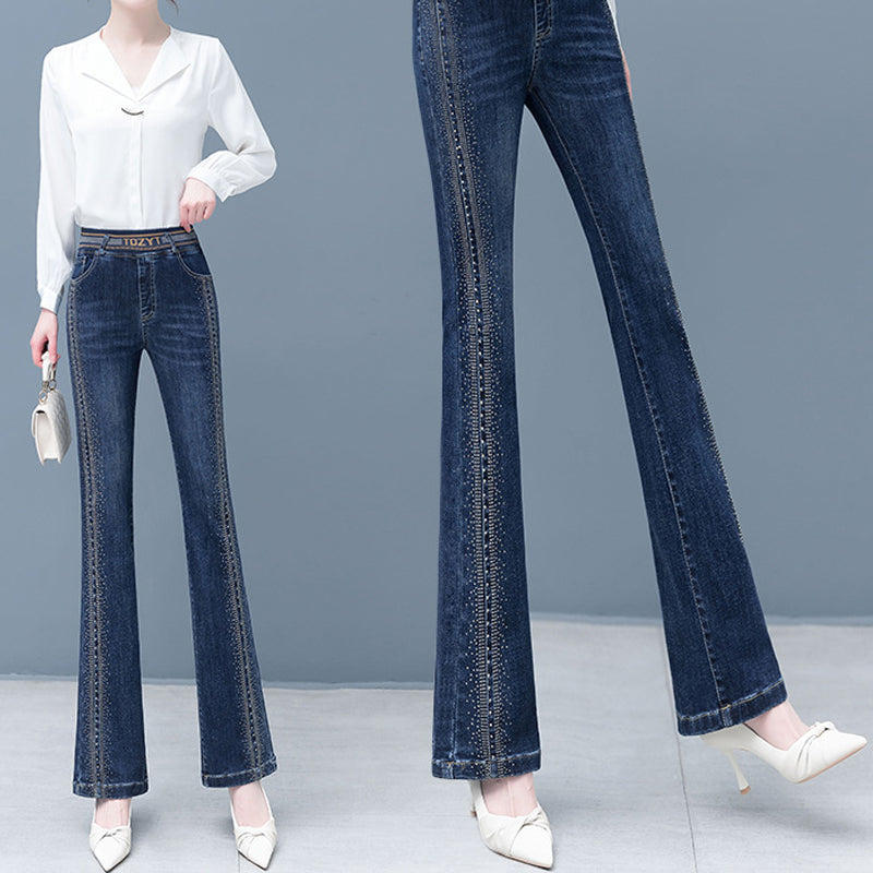 🔥2025 New Arrival🔥 Women's High Waisted Stretchy Bell Bottom Jeans