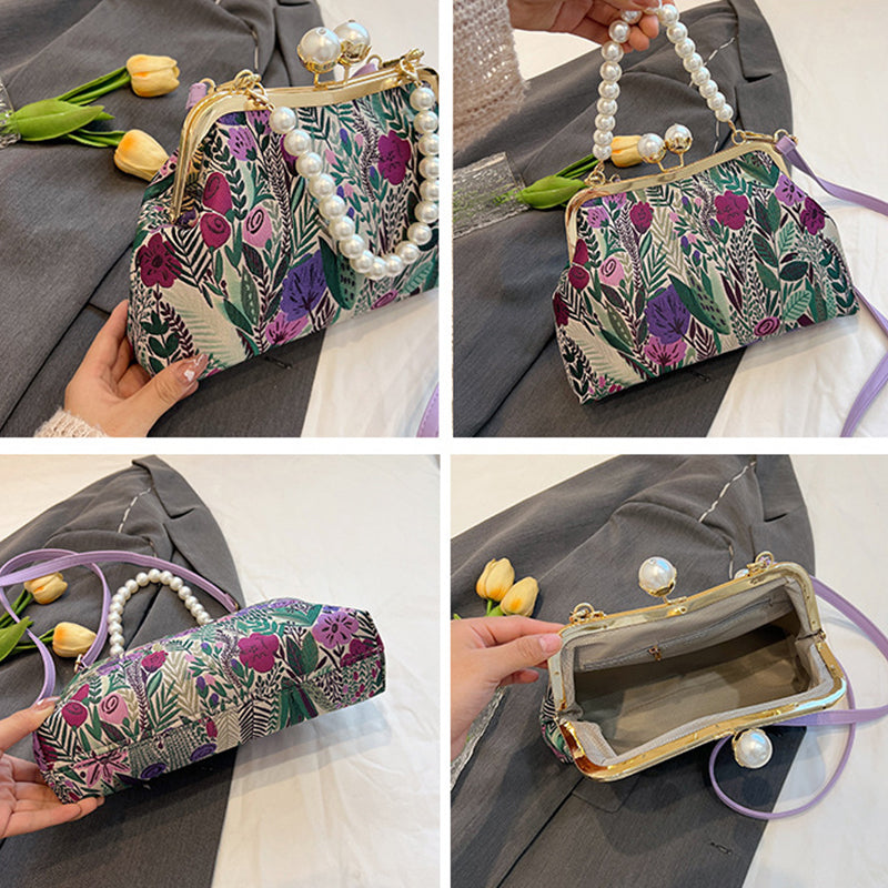 💕2025 New Release💕Women Vintage Flower Embroidery Handbag