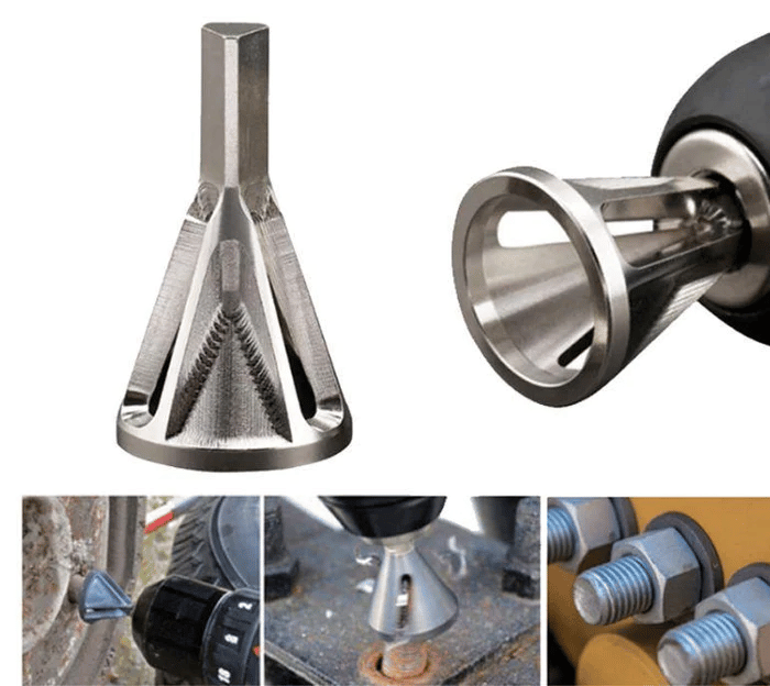 Stainless steel deburring tool