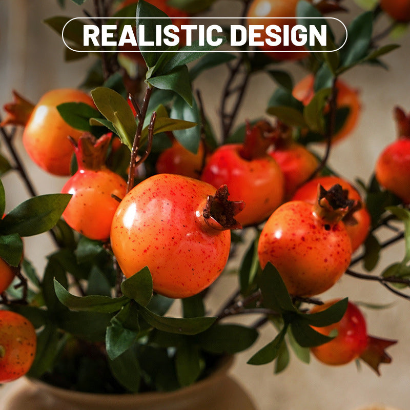 Pomegranate Branches Decoration for Vase