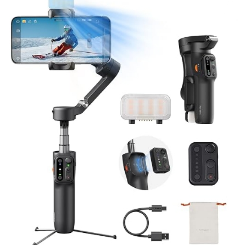 3-Axis Foldable Mobile Head Gimbal Stabilizer