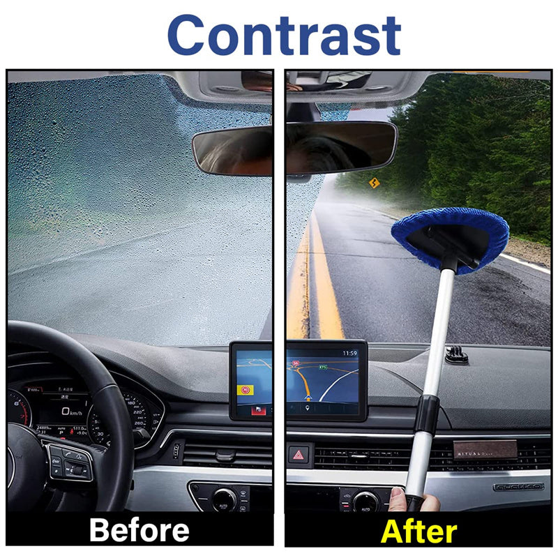 Car Windshield Cleaner Tool Kit – Extendable & 180° Rotatable