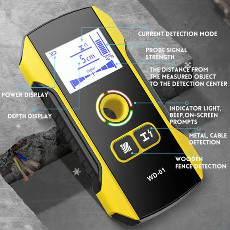 Metal Detector Wall Stud Scanner with Positioning Hole