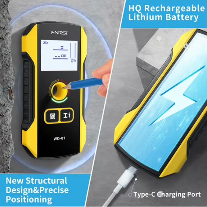 Metal Detector Wall Stud Scanner with Positioning Hole